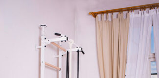 Drabinka gimnastyczna w domu