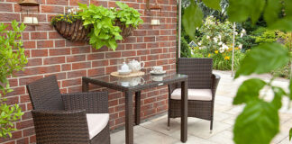 Meble z technorattanu na taras
